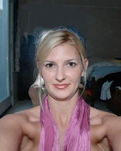  Грудастая блонди  - 5 фото 